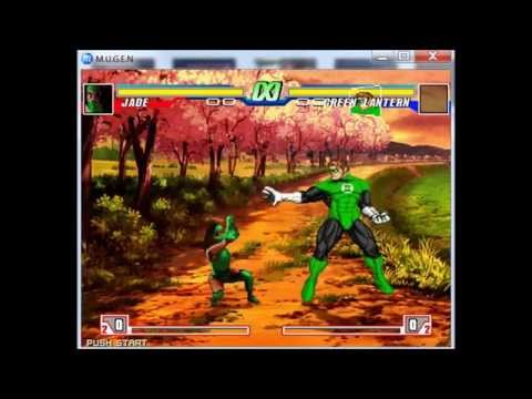 Mugen All Stars Legends Episode 28 MK2 Jade (me) VS Hal Jordan(aka Green Lantern)