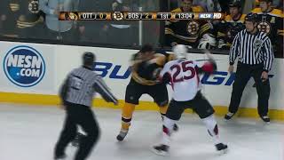 Milan Lucic vs Chris Neil Round 1