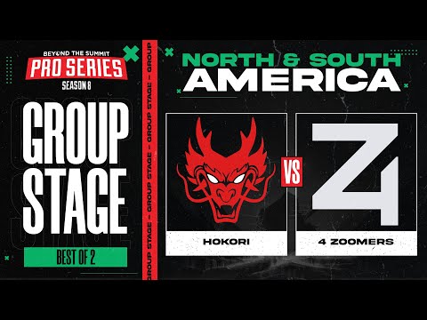 Hokori vs 4Zoomers Game 2 - BTS Pro Series 8 AM: Group Stage w/ Kmart & ET