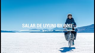 Cycling on Salar de Uyuni