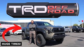 Lifted 2024 Toyota Tacoma TRD Off-Road: The New Tacoma Can Handle HUGE Tires!