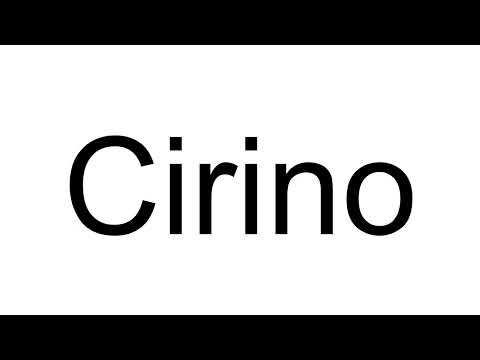 How to Pronounce Cirino (Italian)