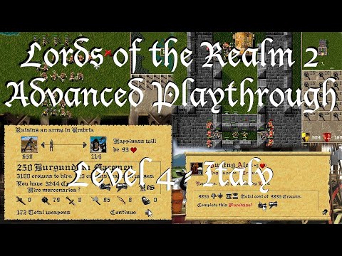 Lords of the Realm 2 Advanced Playthrough: Italy (4)