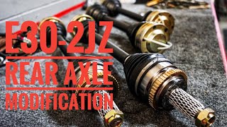 E30-2JZ REAR AXLE MODIFICATION || BACK TO NORMALCY