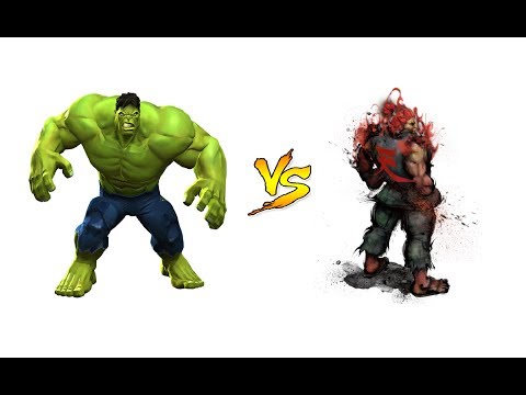 MUGEN (EC): AKUMA  vs  HULK (REQUEST)