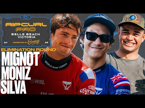 Marco Mignot, Seth Moniz, Silva | Rip Curl Pro Bells Beach pres by Bonsoy 2025 - Elimination Round