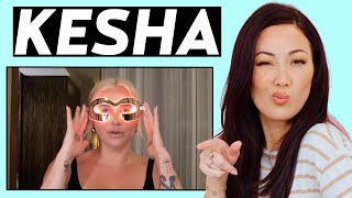 Reacting to Kesha's Skincare Routine for Adult Acne with LED Masks! | Skincare Reaction | Susan Yara