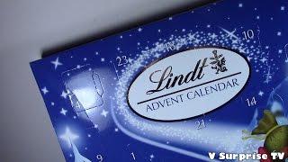 LINDT Advent Calendar 2016 - Milk Chocolate Surprise eggs - Father's Christmas & Golden Rabbit