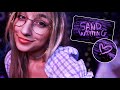 ASMR | Writing your Names on a Sand Light Box 💜 (With Chill Lo-Fi Music)