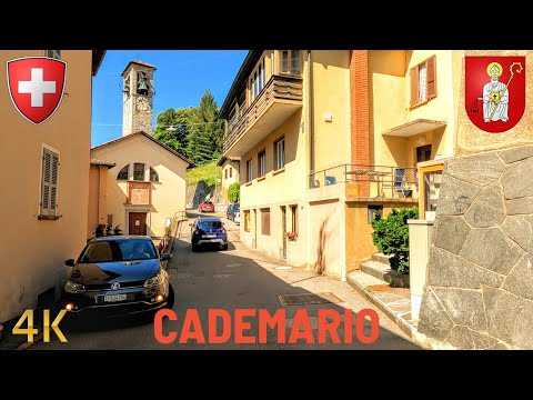 Driving Switzerland 🇨🇭 | Ascent to Cademario 4K Scenic Drive