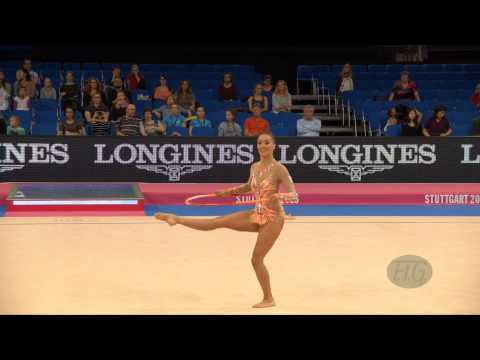 Natalia GARCIA (ESP) 2015 Rhythmic Worlds Stuttgart - Qualifications Hoop