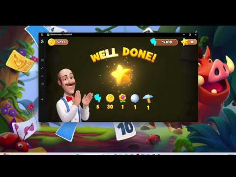 Gardenscapes Level 52 | F2P Walkthrough + Audio Talkthrough & Tips