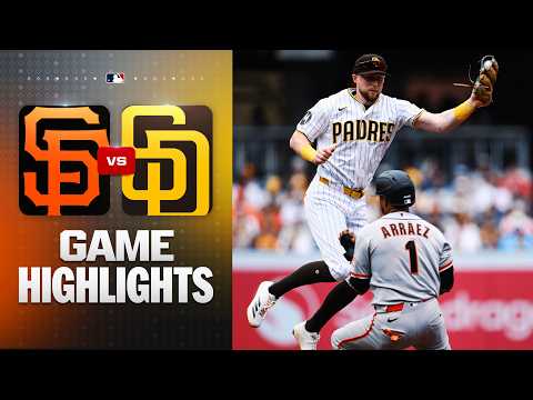 샌디에이고 VS 샌프란시스코 MLB 하이라이트