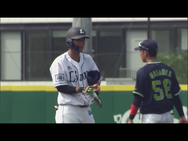 【ファーム】ライオンズ・戸川の貴重な追加点となる2点タイムリー2ベースヒット!! 2020/8/9 L-S(ファーム)