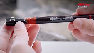 Technické pero Rotring Isograph - 0,2 mm