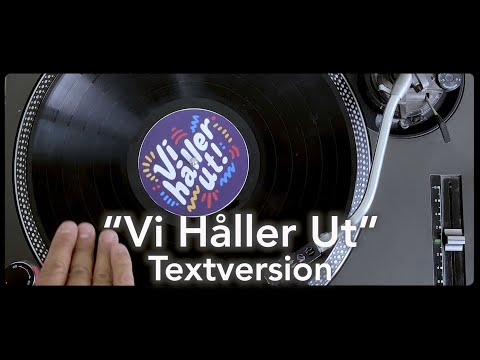 "Vi Håller Ut" - Resistiré Cover -(Officiell undertextversion)