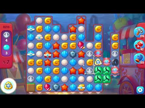 Fishdom 6213 Hard Level - 15 moves - NO BooSTERS