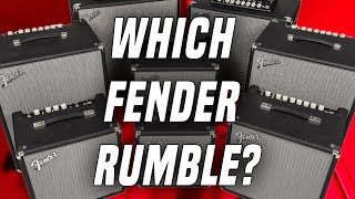 Video thumbnail for The Ultimate Fender Rumble Buyers Guide by AMP