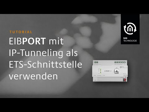 EIBPORT V3 - Tunneling KNX ETS5 - Tutorial DE