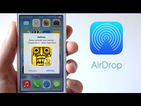 comment regler airdrop