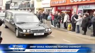 Jimmy Savile: Headstone removed overnight