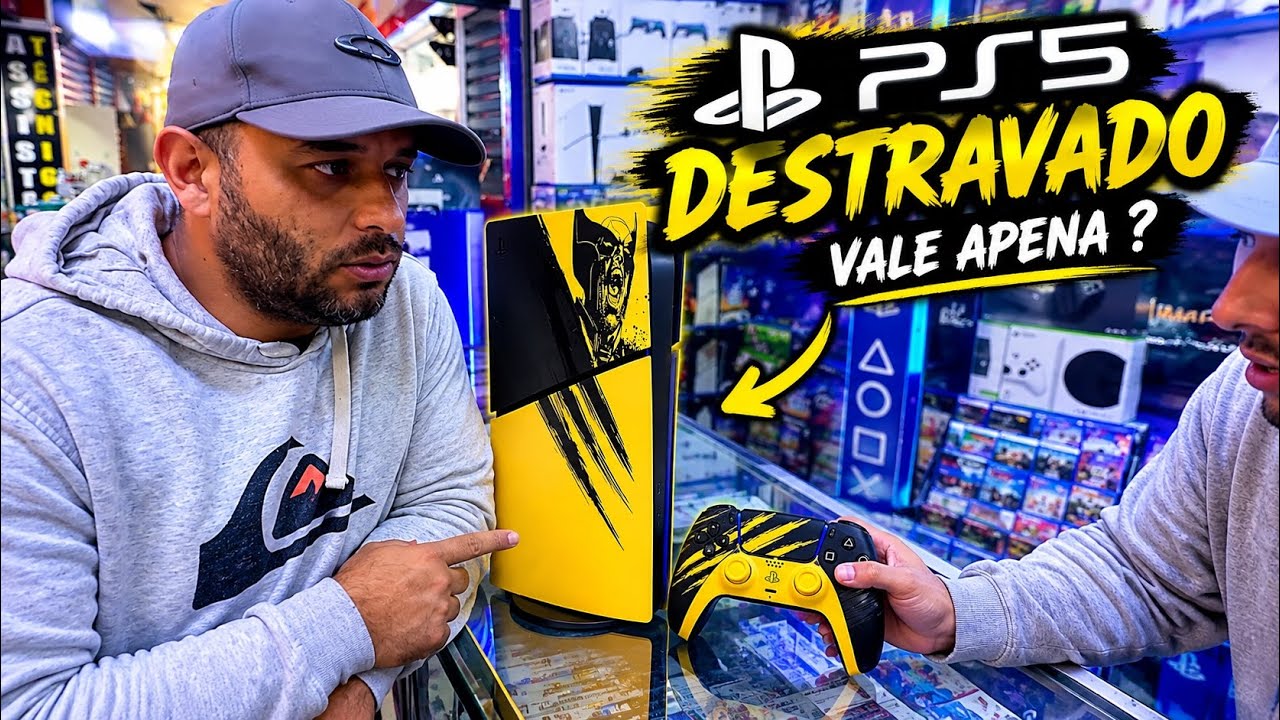 PS5 DESTRAVADO VALE APENA ? - FUI NA SANTA EFIGÊNIA CONFERIR 