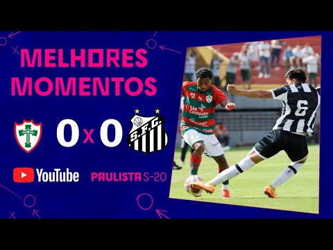 TUDO IGUAL NO CANINDÉ | PORTUGUESA 0 x 0 SANTOS| MELHORES MOMENTOS | SEMIFINAL | PAULISTA SUB20 2022