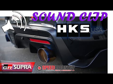 HKS GR Supra HI-POWER Exhaust Sound clips