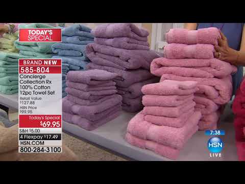 HSN | Concierge Collection Bedding 02.10.2018 - 11 AM