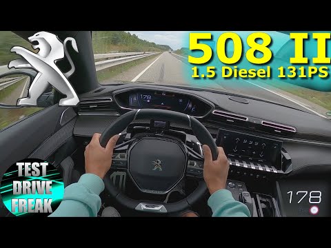 2021 Peugeot 508 BlueHDI 130  131 PS TOP SPEED AUTOBAHN DRIVE POV