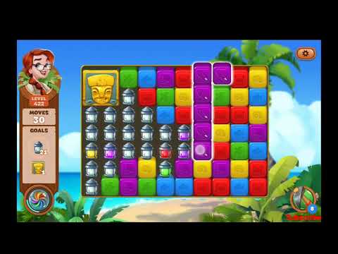 Lost Island Blast Adventure Level 422 NO BOOSTERS - A S GAMING