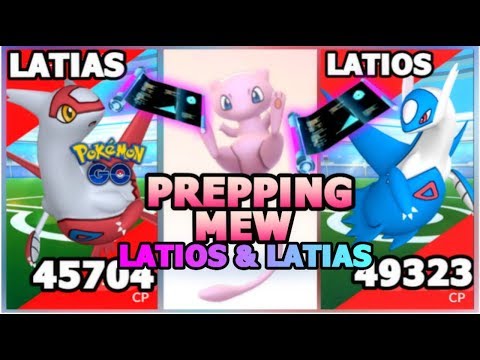 LATIOS & LATIAS COUNTERS IN POKEMON GO | PREPPING MEW FOR BATTLE