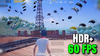 iPhone 11 HDR + EXTREME 60 FPS BOOTCAMP LANDING | PUBG Mobile