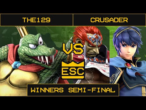 ESC 26 Smash Ultimate Winners Semi-Final: The129 (King K. Rool) Vs. Crusader (Marth, Ganondorf)