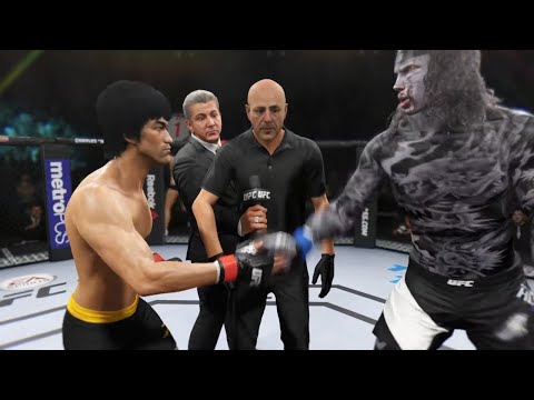 Bruce Lee vs. Midnight Hunter - EA Sports UFC 2 - Crazy UFC 👊🤪