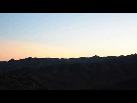 Sunrise in the Mojave Desert