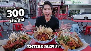 300 STICKS OF LOKLOK EATING CHALLENGE! | ORDERING EVERYTHING AT A LOKLOK STALL! | JB Food Vlog!