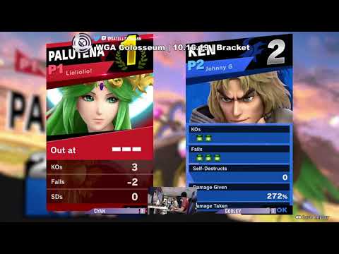 Cyan (Roy, Palutena) vs. Gooley (Ken) - WGA Colosseum 25 - Losers Semis