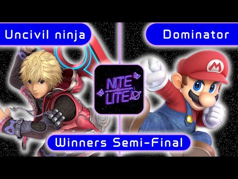 Nite Lite 8 - Uncivil ninja (Shulk) vs. Dominator (Mario) - Winners Semi-Final