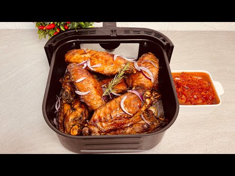 Easy turkey in the Air Fryer: Crunchy but Tender!