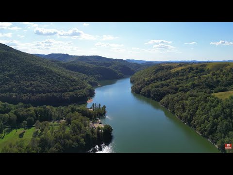 Lacul Secu La Șură DJI 4K  -  Reșița, Caraș Severin ,