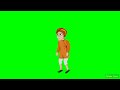 Oldman Cartoon Background Green Screen No Copyright Video