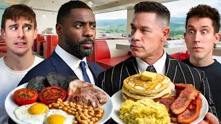 American vs English Breakfast! ft. John Cena &amp; Idris Elba