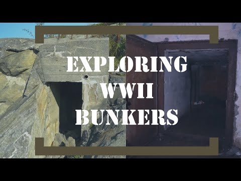 Going into German bunker komplex in Ålesund, Norway