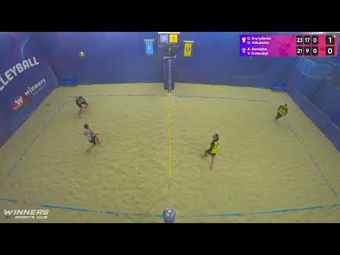 21:00 D. Svyrydenko / D. Vakulenko - A. Kandyba / V. Kraievskyi 12.02.2023 |Winners Beach Volleyball