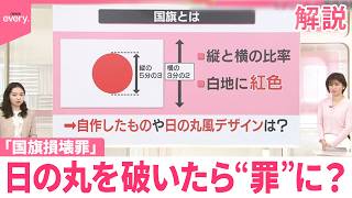 【解説】自民党｢国旗損壊罪｣創設へ初会合  日の丸を破いたら“罪”に?【イチから確認 高市政策】
