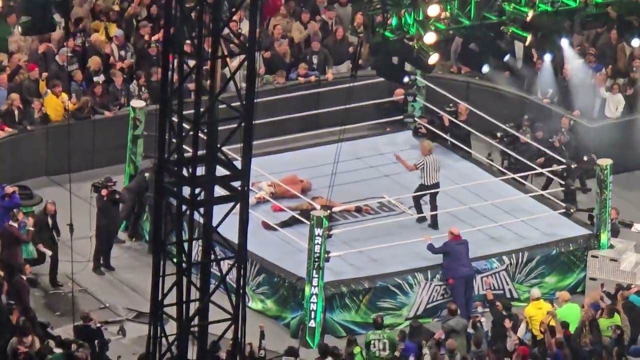 WrestleMania XL Night 2- Cody Rhodes defeats Roman Reigns #WWE #WrestleManiaXL #WrestleMania