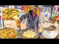 Patna Hardworking Man Selling Boiled Egg Vegetable Fry Making Rs 15 Only L Patna Food Tour