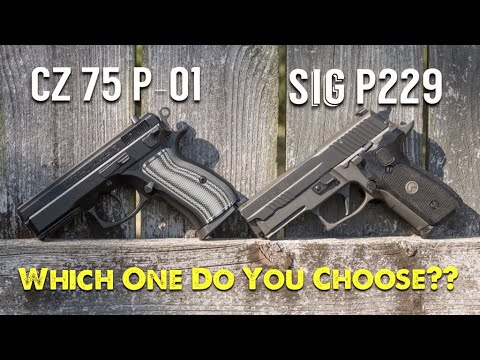 CZ P-01 vs Sig P229 Legion - Which One Do You Choose?? Video