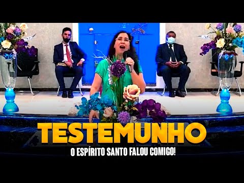 TESTEMUNHO EMOCIONANTE DIFÍCIL CONTER AS LÁGRIMAS #04 O ESPÍRITO SANTO FALOU COMIGO!